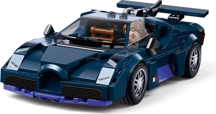 Sluban ModelBricks modri športni avtomobil 1:32