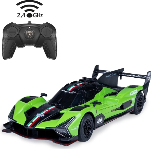 RC-avtomobil Lamborghini SC63 LMDH 1:24 zeleni