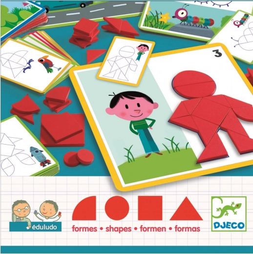 Eduludo – Didaktična igra Sestavljamo like