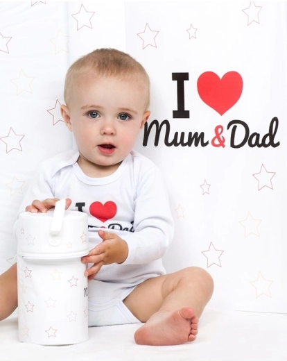 Originalen potisk “I Love Mum and Dad”