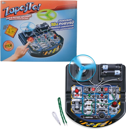 Znanstveni laboratorij z ventilatorjem in 18+ poskusi TRONEX