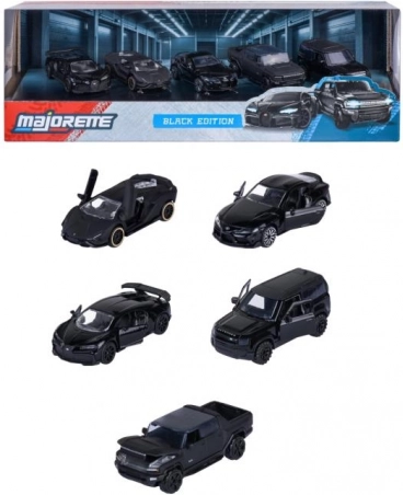 Darilni komplet kovinskih avtomobilčkov Black Edition 1:64 (5 kosov)