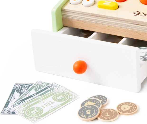 Pull-out money drawer