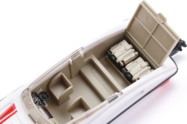 Podroben športni čoln z odpirajočim se delom