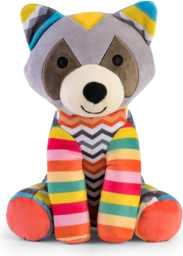 Plišasta maskota rakun barvita Daffi 25 cm