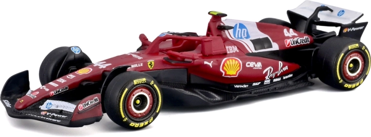 Bburago Ferrari SF-25 (2025) Lewis Hamilton #44 – model formule 1 1:64 v blisterju