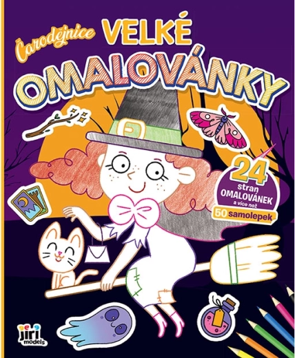 Velike pobarvanke: čarovnica