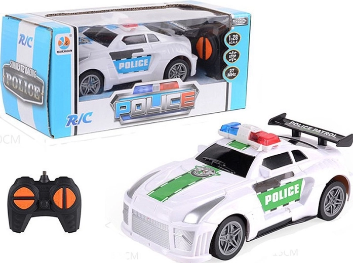 Adar RC policijski avto na daljinsko upravljanje 27 MHz 1:28 - 1 kos