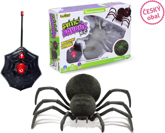 Svetleči RC pajek 20 cm