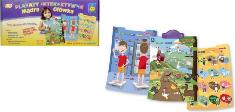 Interaktivni plakati – živali, deli telesa in poklici