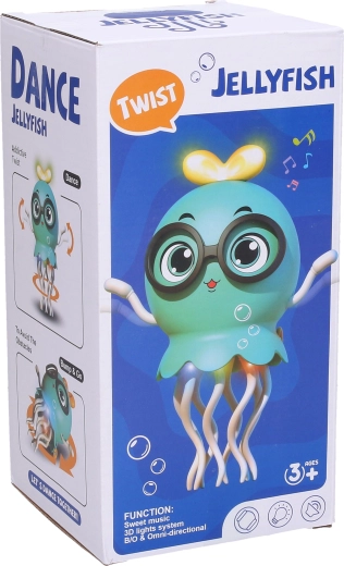 Plesoča meduza s svetlobnimi učinki 21 cm - 1 kos