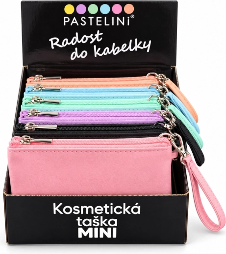 MINI cosmetic bag with printed design, assorted - 1 piece