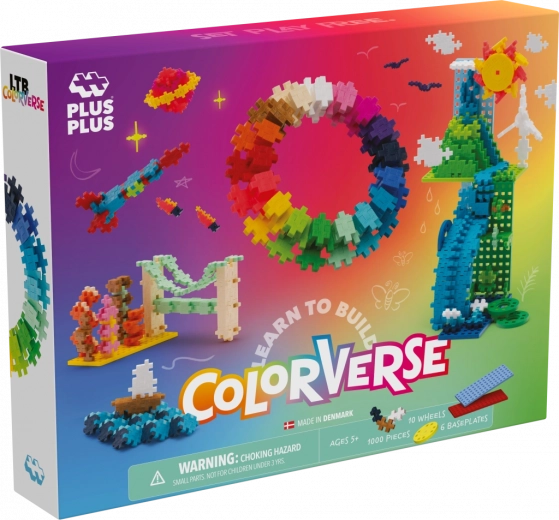 Plus-Plus Nauči se graditi Mavrični super set