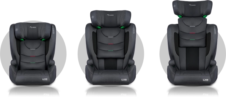 12-stopenjski naslon za glavo – sedež raste z otrokom