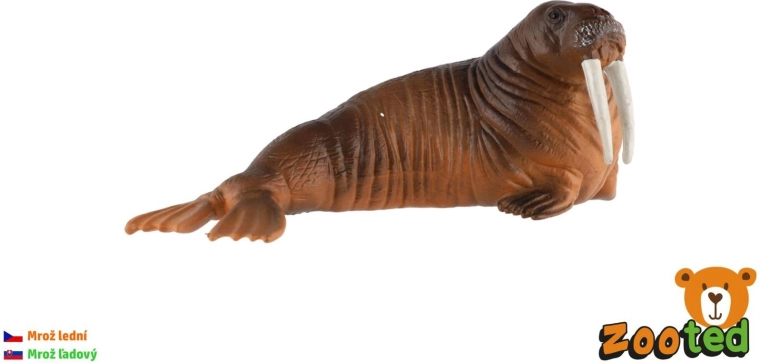 Plastična figurica mroža, 11 cm