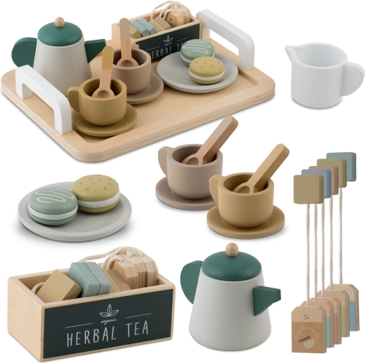 Leseni čajni set NUKIDO