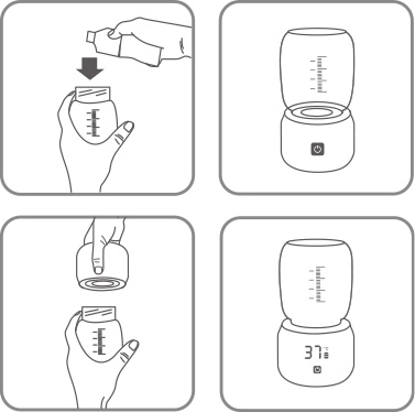 Hitro in natančno segrevanje na 37–50 °C