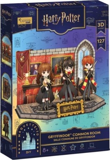 Cubic Fun Harry Potter dnevna soba Gryfondoma 3D sestavljanka