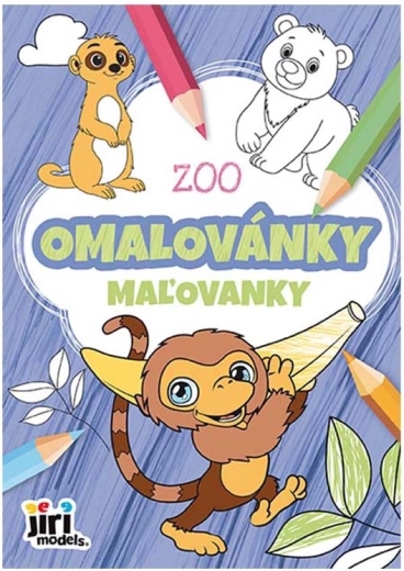 Pobarvanke A5 Živalski vrt JIRI MODELS