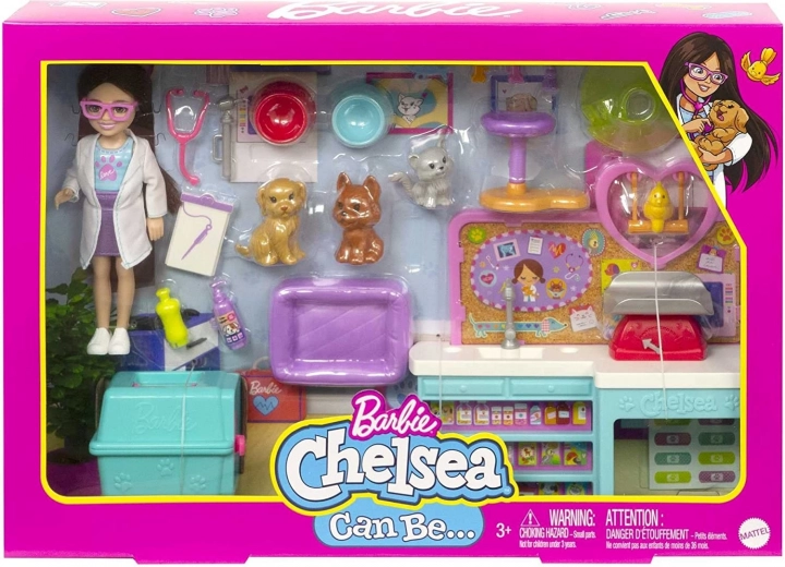 Barbie Chelsea veterinarski set z lutko