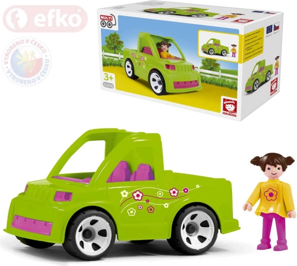 Efko Igráček MultiGO set avto z vrtnarko v škatli