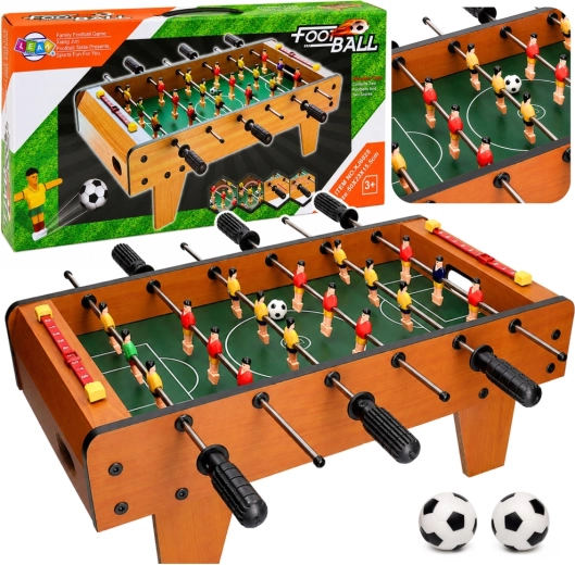 Mini namizni nogomet 50 cm – lesena igralna miza