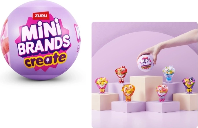 ZURU Mini Brands Create mini kawaii šopki - 1 kos