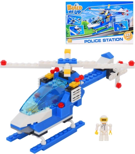 BuildMeUP gradbeni komplet policijski helikopter 122 kosov