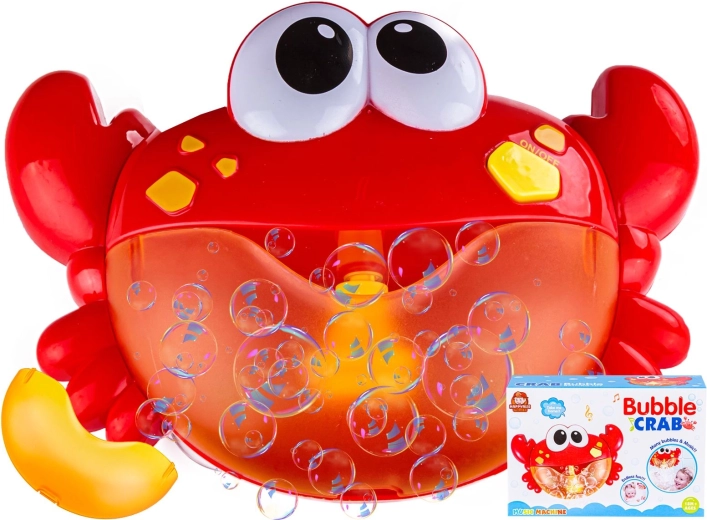 Bath bubble maker in the shape of a crab - 1 piece