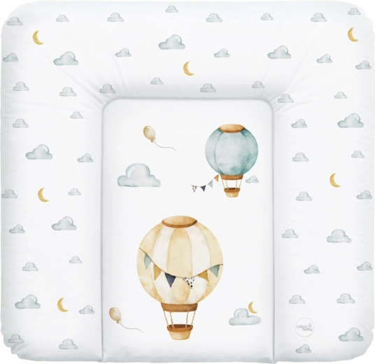 Ceba Baby mehka previjalna podloga Basic Balloons 75 × 72 cm