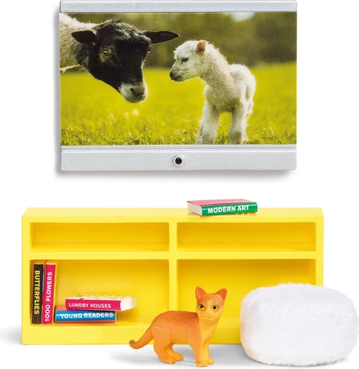 Lundby komplet pohištva za TV za hišico za punčke