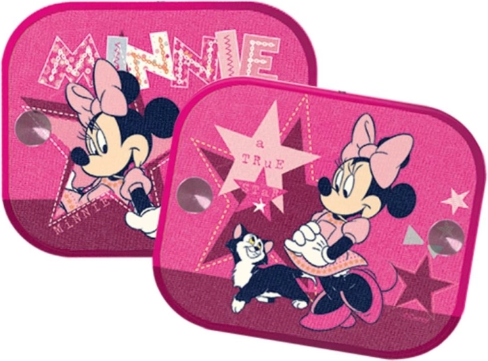 Senčniki za avto Minnie Mouse roza 2 kosa