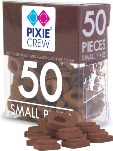 Pixie Crew majhni silikonski piksli rjavi