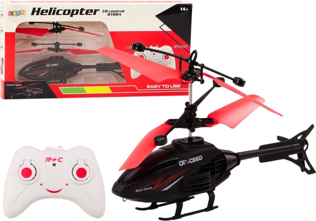 RC helikopter z giroskopom – Rdeča