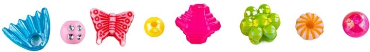 8 types of beads for endless combinations