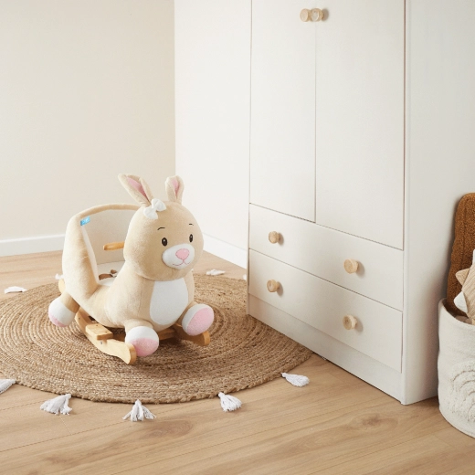 Gugalni zajček Hopsi Bieco za otroke od 9 mesecev