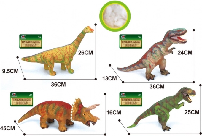 Interaktivni dinozaver 36 cm - 4 vrste