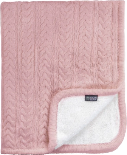 Vinter & Bloom odejica cuddly dusty rose
