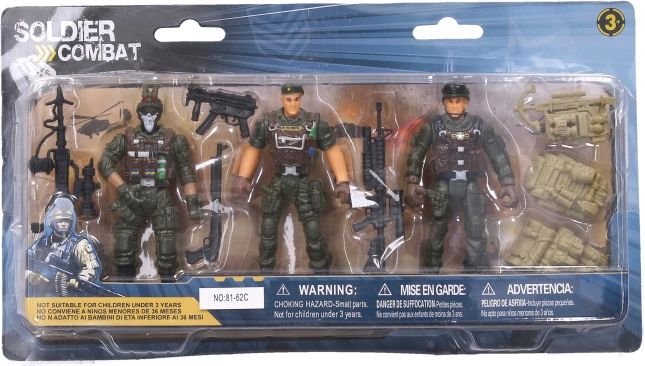 Paket figura vojaki 11 cm