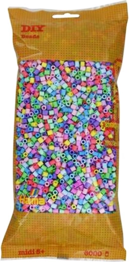 Likovne perlice za likanje pastelne 5 mm, 6000 kos