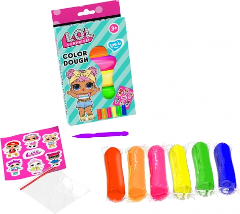 L.O.L. Surprise! hitro sušeča modelirna masa – komplet 6 paketkov