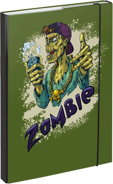 BAAGL mape za šolske zvezke A4 zombi