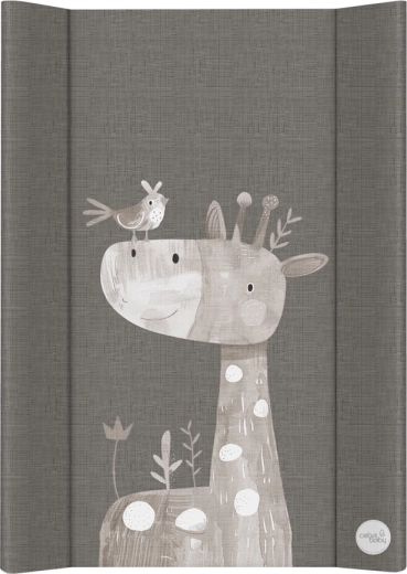 Ceba Baby trda previjalna podloga za posteljico 50 × 70 cm basic friendly giraffe