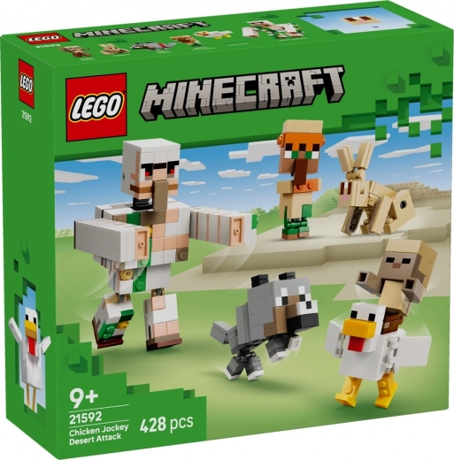 LEGO Minecraft Napad piščančjega jezdeca v puščavi