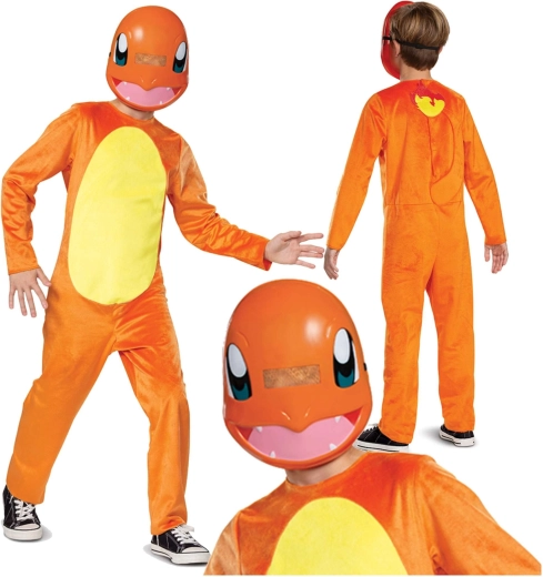 Otroški kostum Pokémon Charmander kigurumi – Višina 137–149 cm