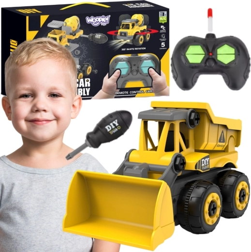 Woopie daljinsko vodeni DIY gradbeni buldožer