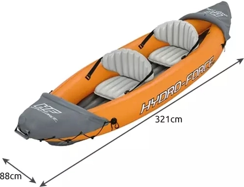 Comfortable kayak for two people