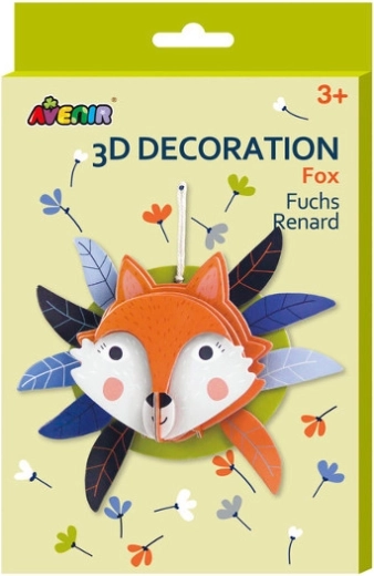 3D dekoracija lisice za obešanje