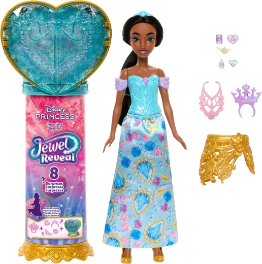 Mattel Disney Princess Jewel Reveal punčka Jasmina z dodatki