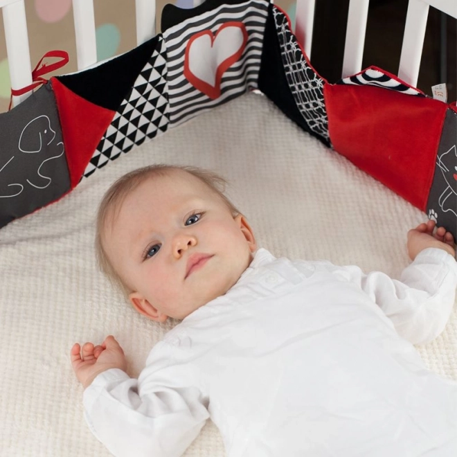 Sensory Crib Book – Soft Protective Bumper Book for Babies